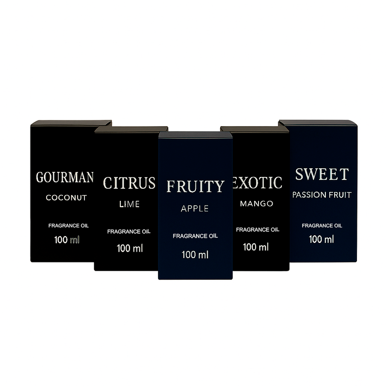 5×100 ml Amber & Fresh Fragrance Set